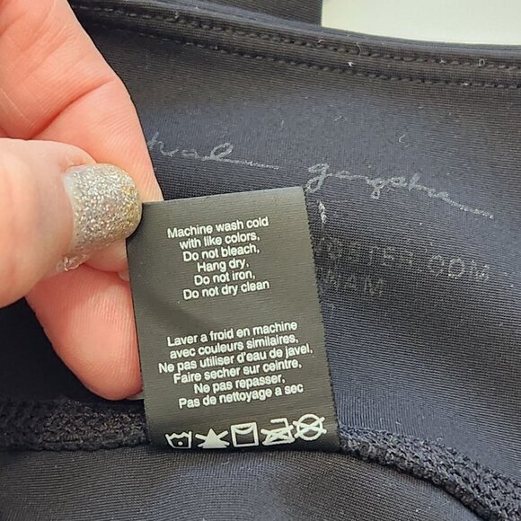 Spiritual Gangster Womens Leggings XS Rainbow Sparkle Stripe Zipper Ankle Tight‎ - Picture 9 of 9